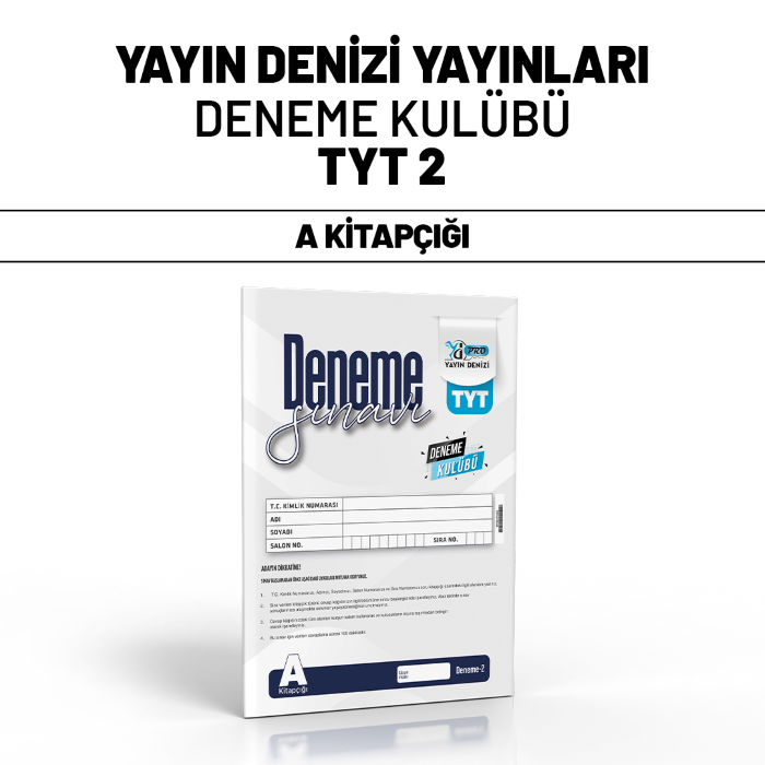 YDENİZİ TYT DENEME KULÜBÜ SNV 2-A - 25-26